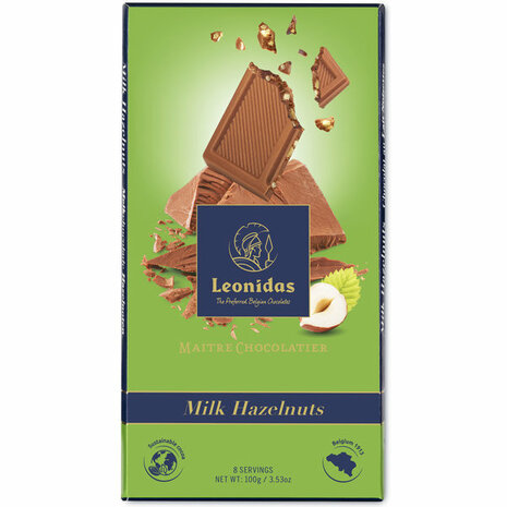 Chocoladereep met hazelnoot