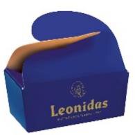 Leonidas vlinder 2 pralines.